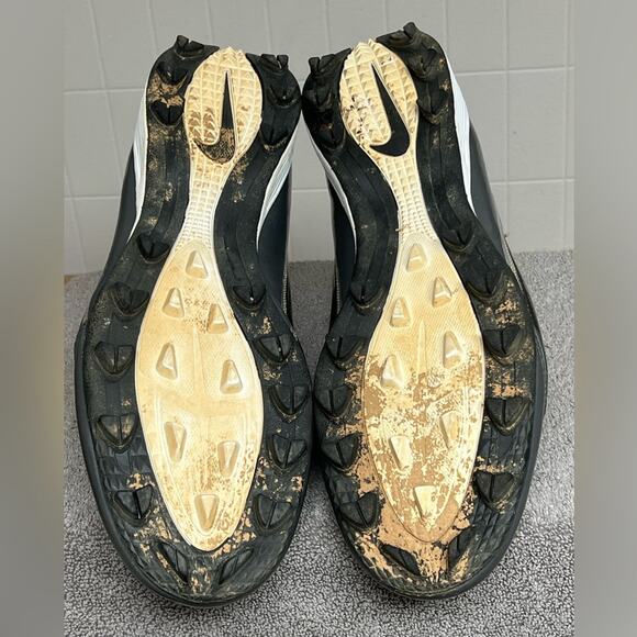 Nike Landshark Football Cleats Men SZ 15 Black Gray White Land Shark 511295-009 - Picture 6 of 6